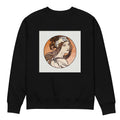 Black Sweater Stained Glass Fouquet Mucha I Premium