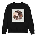 Black Sweater Stained Glass Fouquet Mucha III Premium