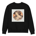 Black Sweater Stained Glass Fouquet Mucha IX Premium