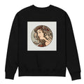 Black Sweater Stained Glass Fouquet Mucha V Premium