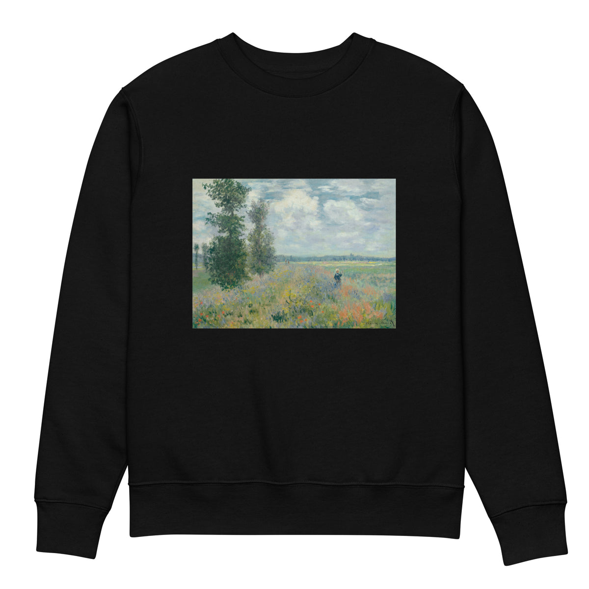 Black Sweater Poppy Fields Near Argenteuil Premium