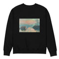 Black Sweater Sun Setting On The Seine At Lavacourt Claude Monet High Resolution Famous Painting Premium