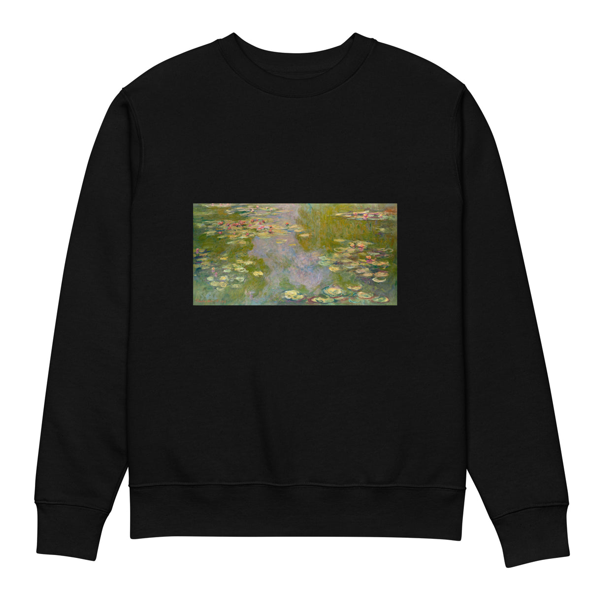Black Sweater Water Lilies Premium