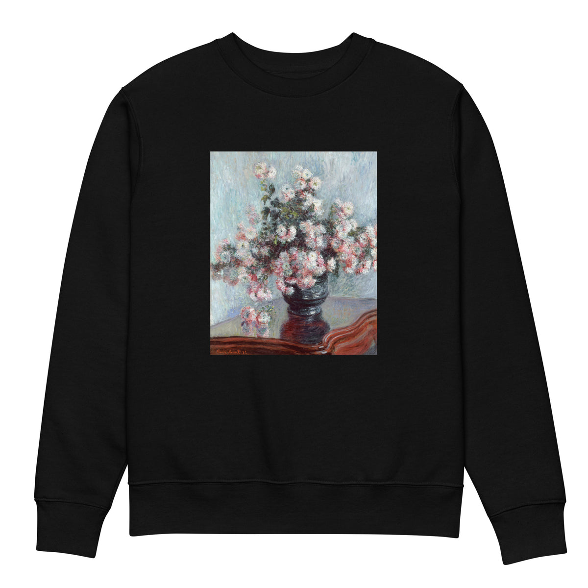 Black Sweater Chrysanthemums Premium