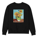 Black Sweater Vincent Van Gogh S Vase With Three Sunflowers Famous Painting Premium