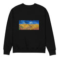 Black Sweater Vincent Van Gogh S Wheatfield With Crows Famous Landscape Painting Premium