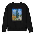 Black Sweater Vincent Van Gogh S Road With Cypress And Star Famous Painting Premium