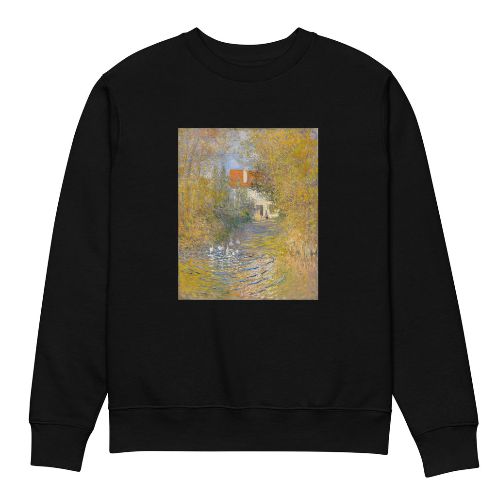 Black Sweater Claude Monet S The Geese Famous Painting Premium