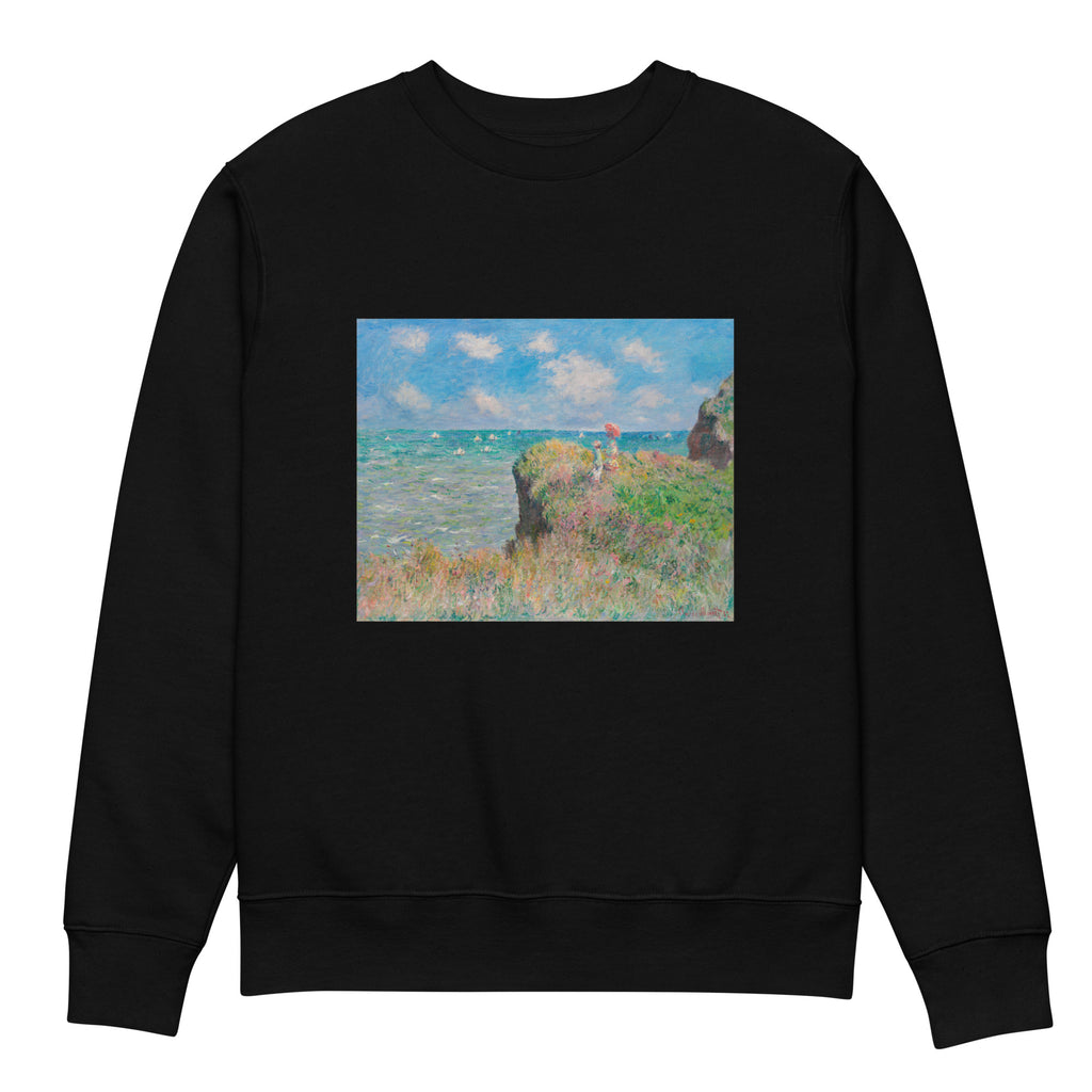 Black Sweater Cliff Walk At Pourville Premium