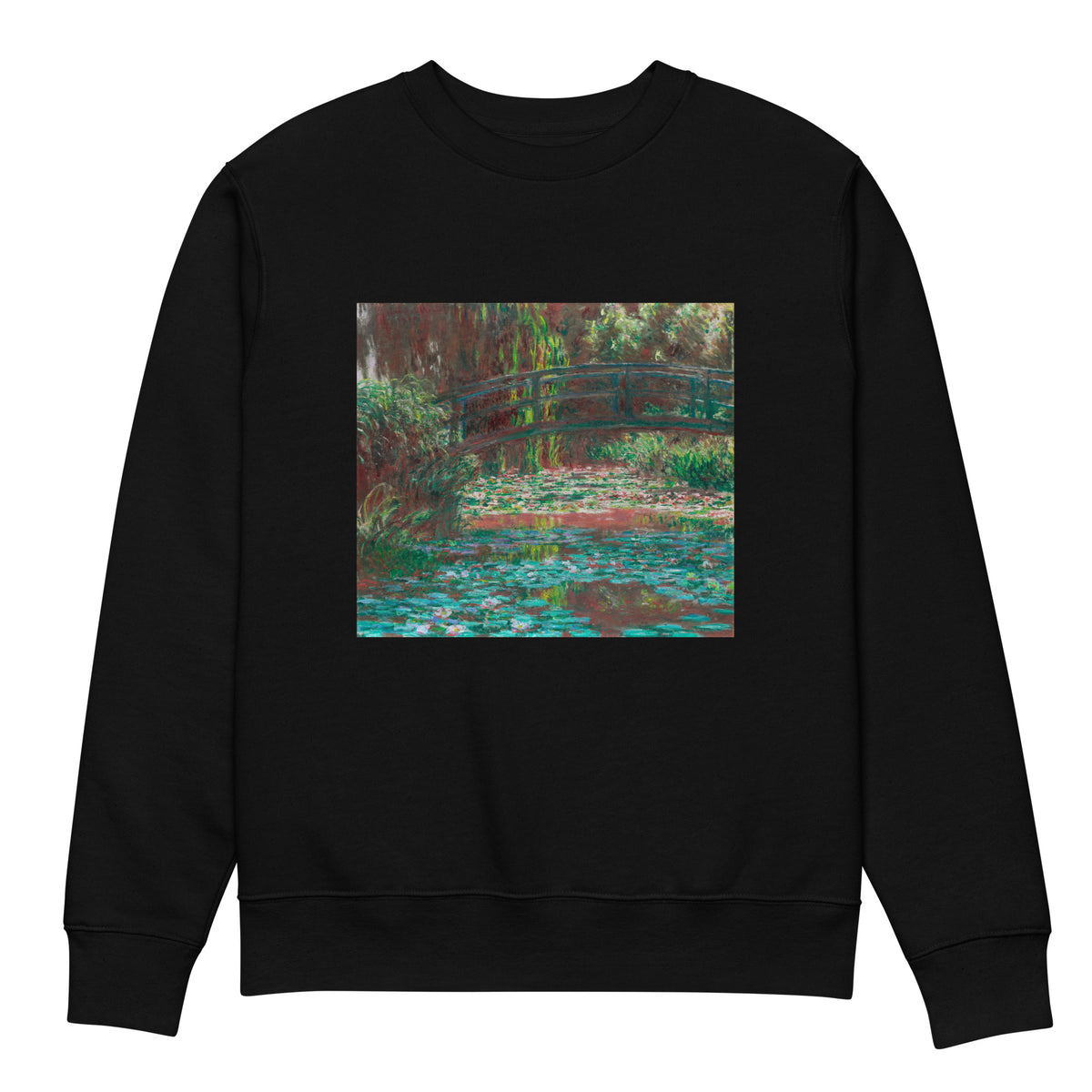 Black Sweater Water Lily Pond Premium