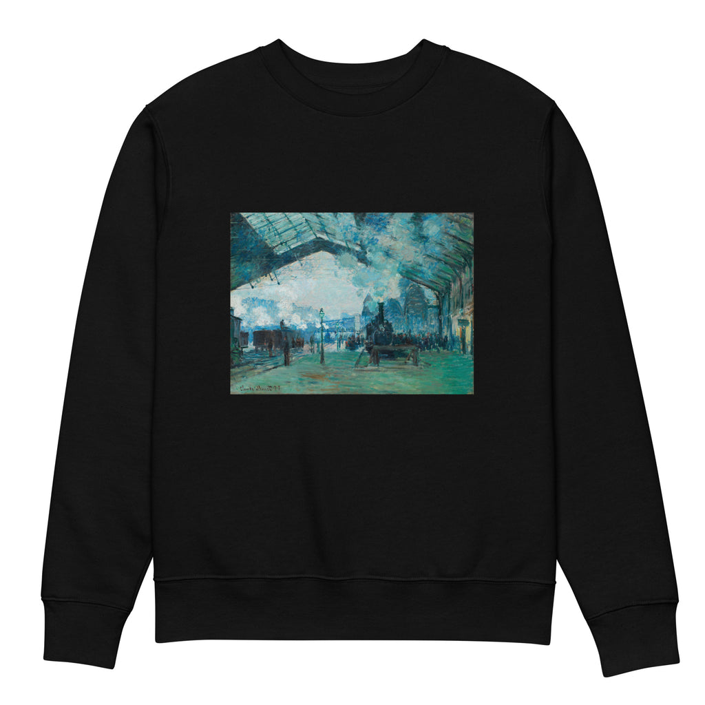 Black Sweater Arrival Of The Normandy Train Gare Saint-Lazare Premium