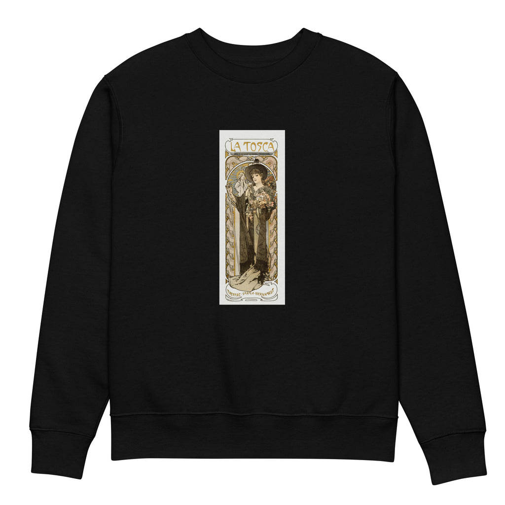 Black Sweater La Tosca Sarah Bernhardt - Alphonse Maria Mucha 1869 Premium