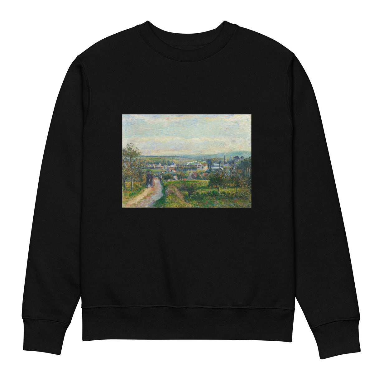 Black Sweater View Of Saint-Ouen-L Aumone Premium