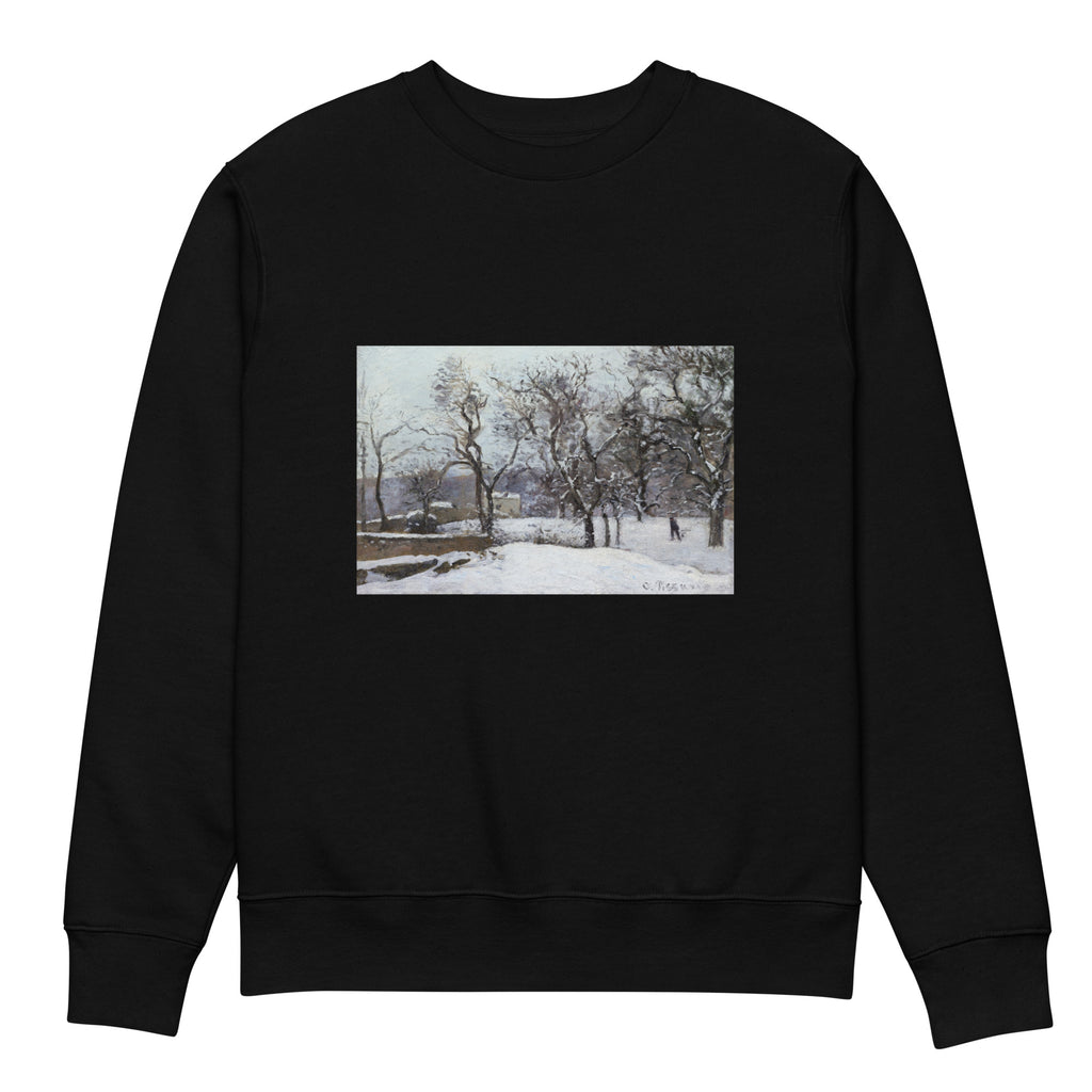 Black Sweater Snow At Louveciennes Premium