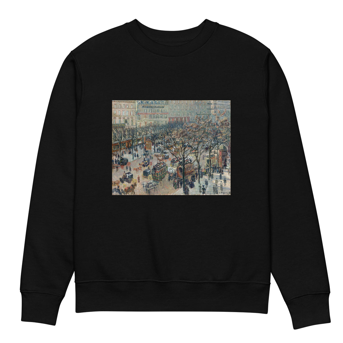 Black Sweater Boulevard Of The Italians Morning Sunlight Premium