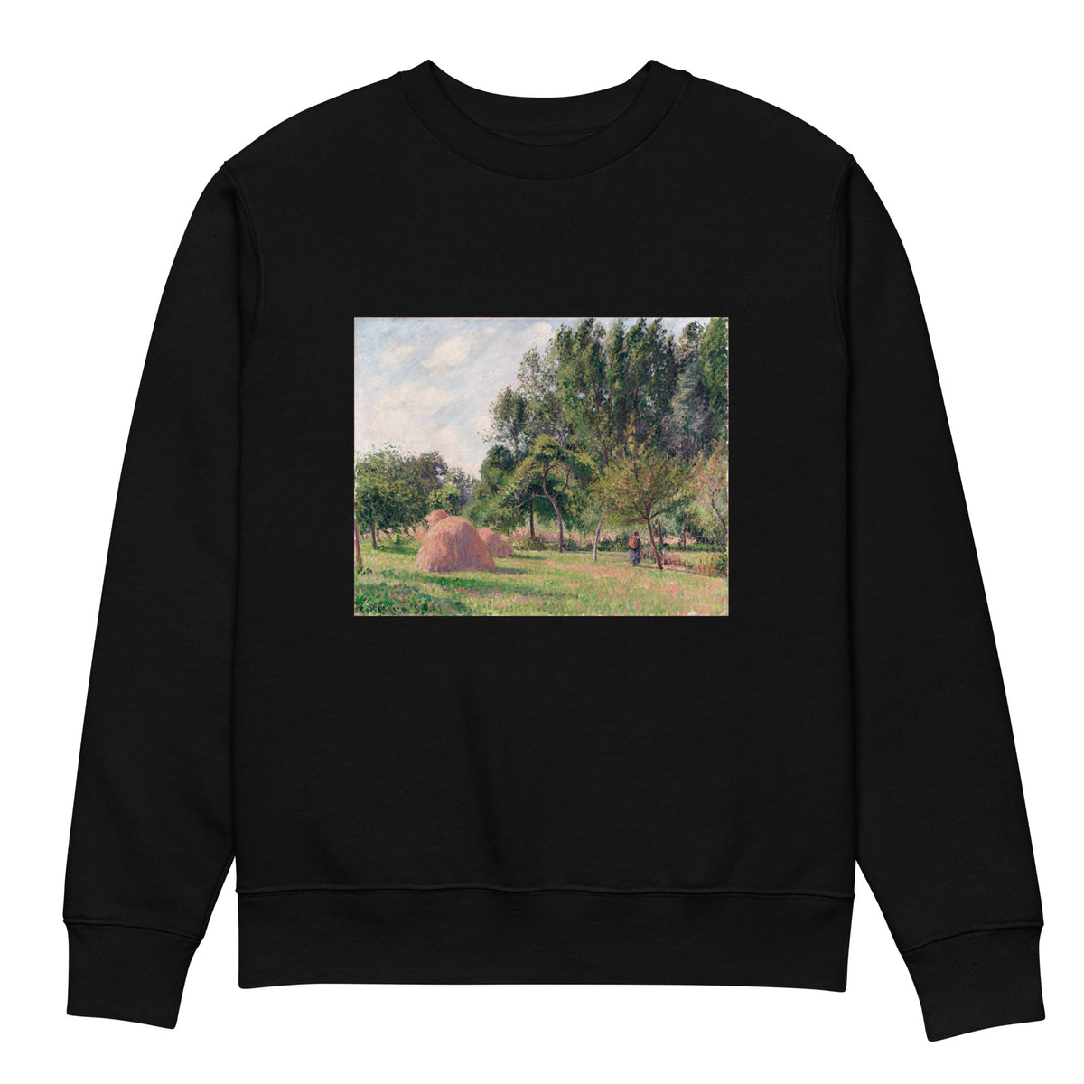 Black Sweater Haystacks Morning Eragny Premium