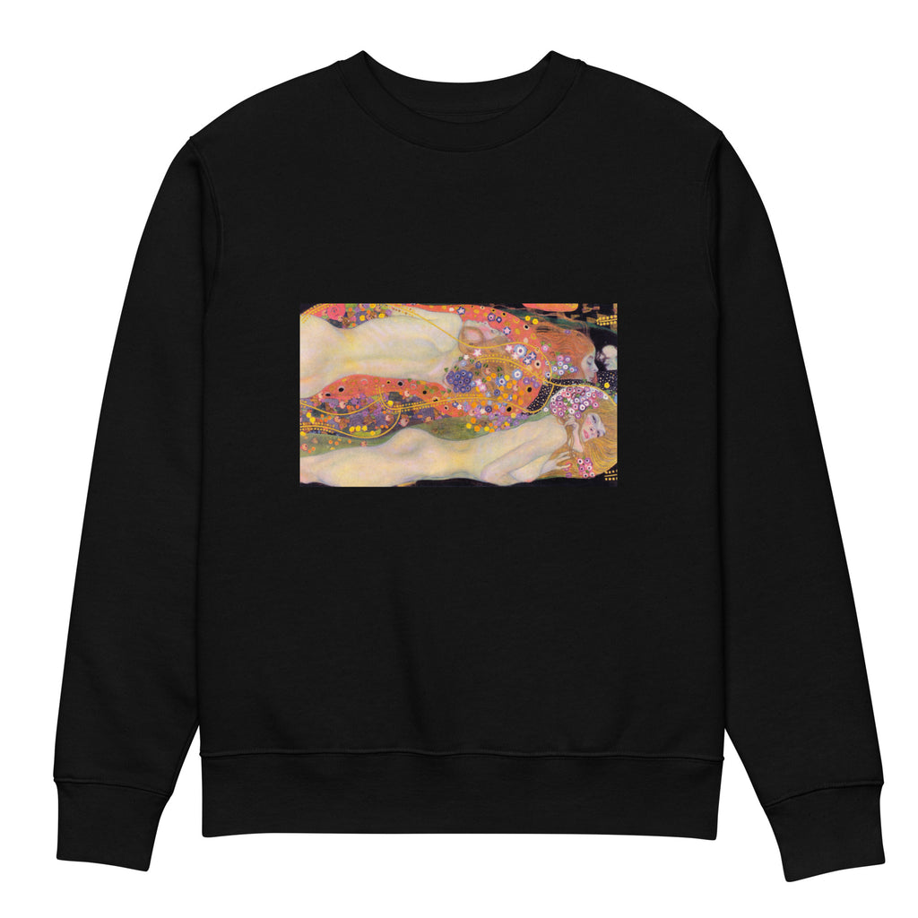 Black Sweater Gustav Klimt Water Serpents II Famous Painting Premium