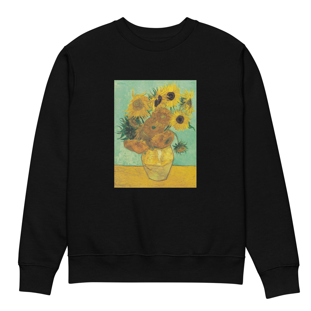 Black Sweater Twelve Sunflowers In A Vase Vincent Van Gogh 1888 Premium
