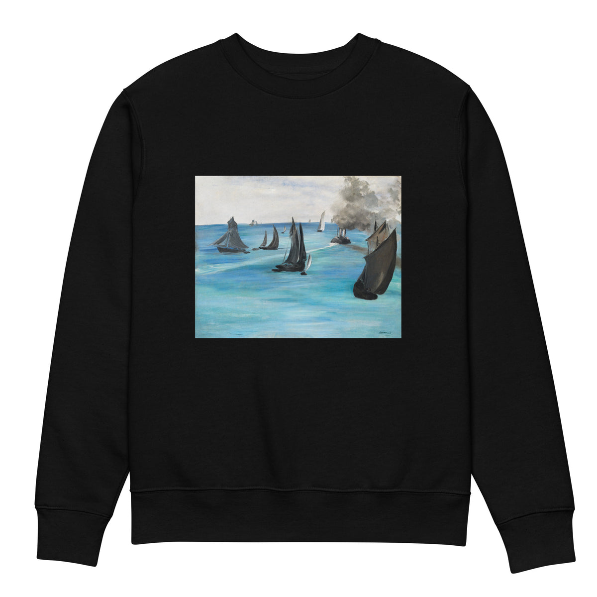 Black Sweater Sea View Calm Weather Vue De Mer Temps Calme Premium