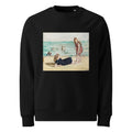 Black Sweater On The Beach Premium