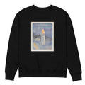 Black Sweater Young Woman On The Beach Premium