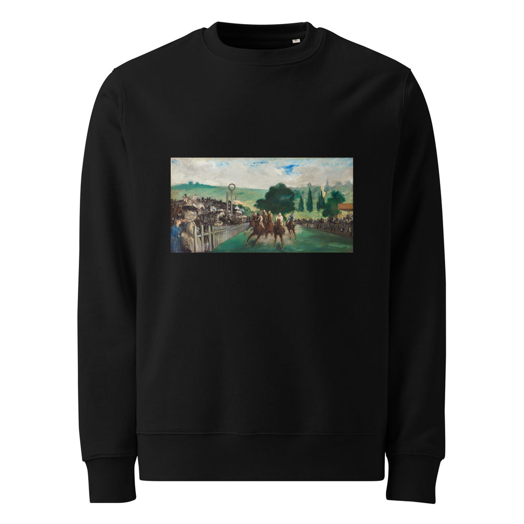 Black Sweater The Races At Longchamp Premium