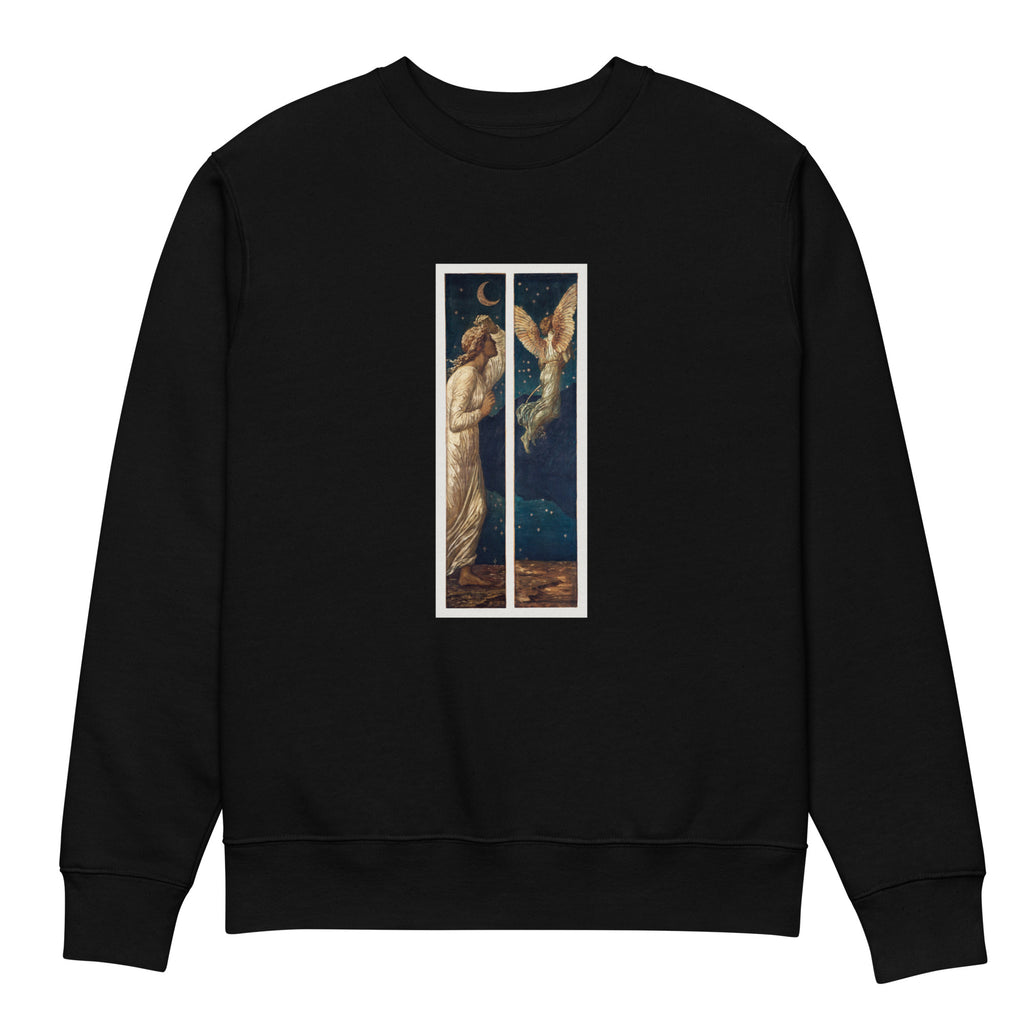 Black Sweater Cupid Flying Away Premium
