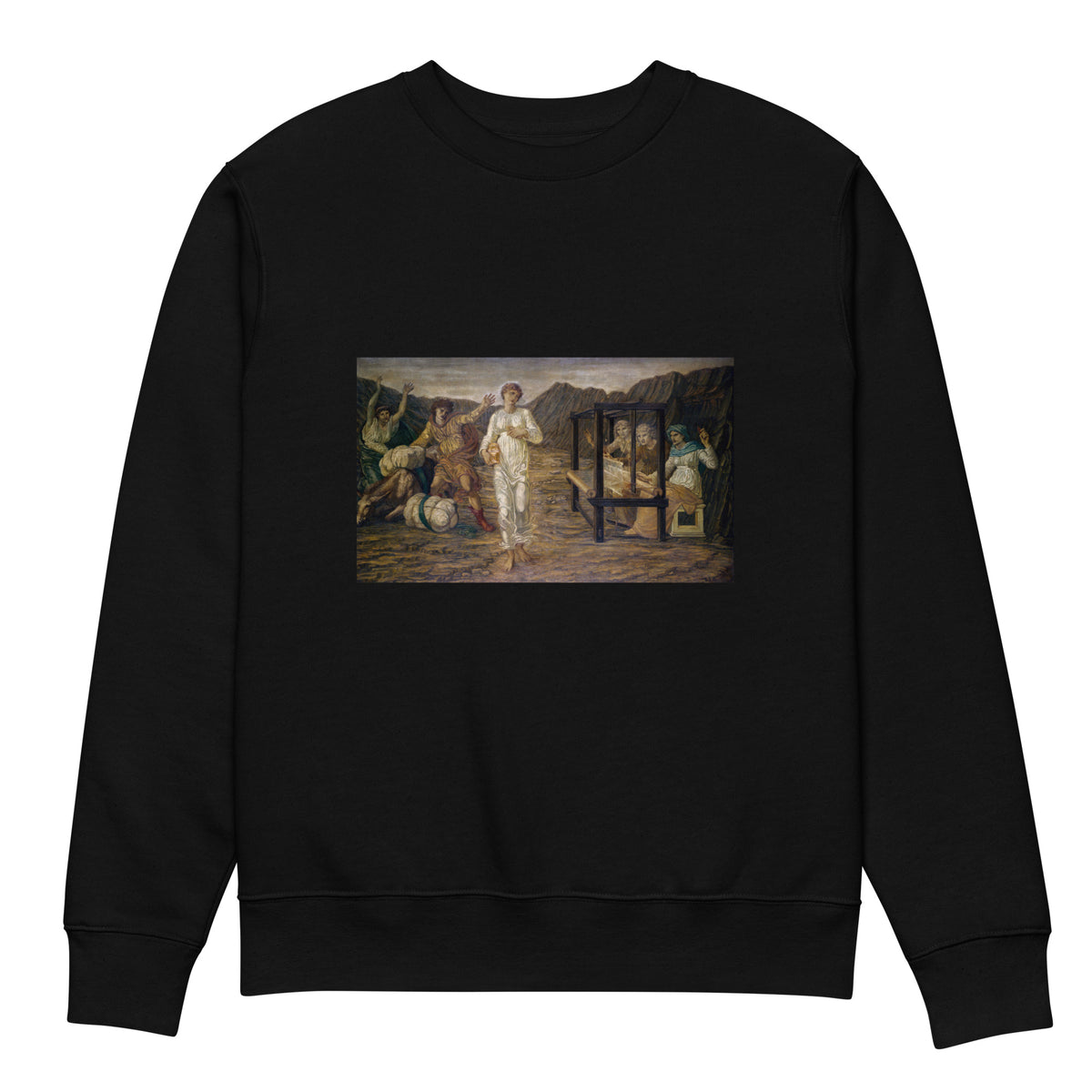 Black Sweater Cupid And Psyche - Palace Green Murals - Psyche Set - Venus The Task 1881 Premium
