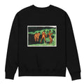Black Sweater Bathers Throwing Reeds Print Premium