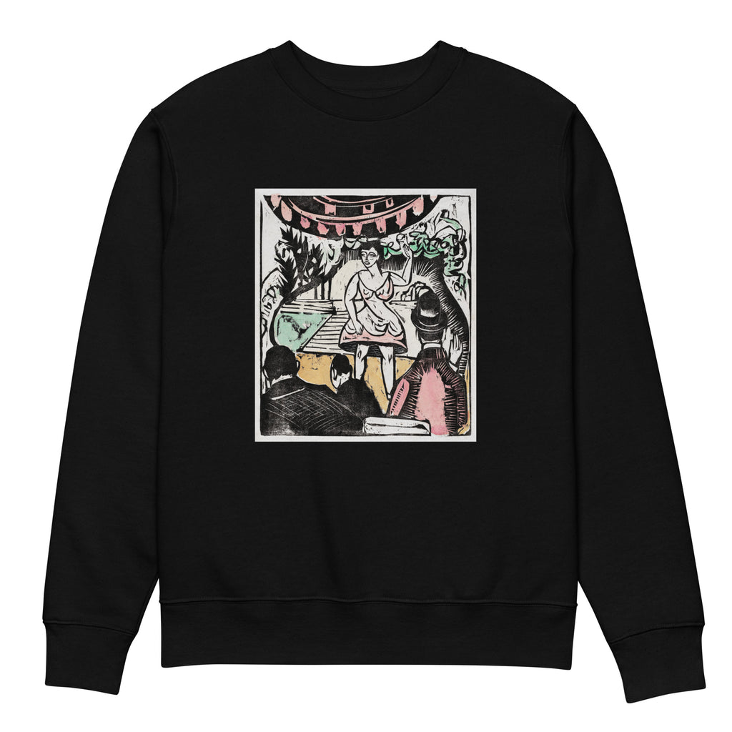 Black Sweater Little Variety Act With Singer Print  - Ernst Ludwig Kirchner 1880 Premium