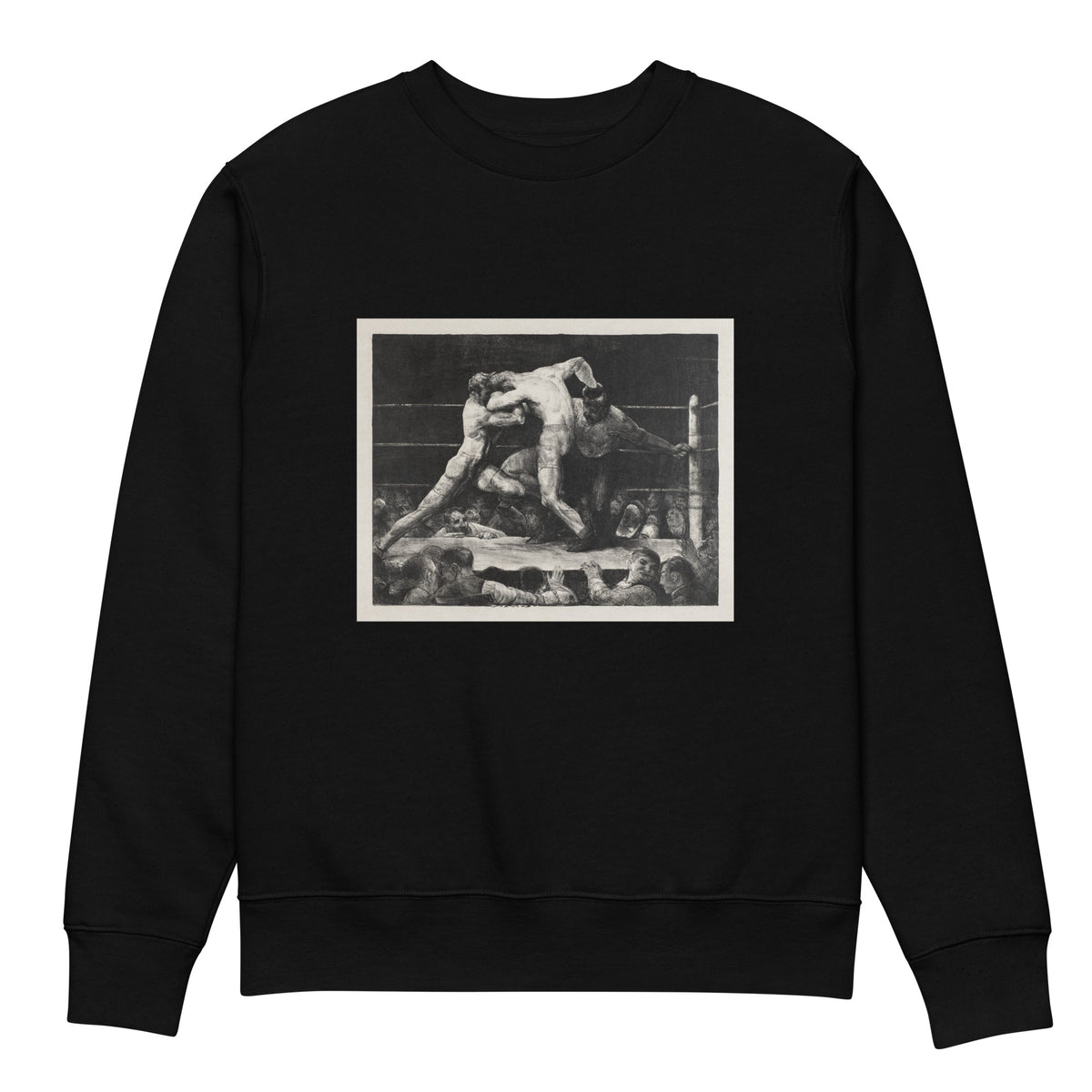 Black Sweater A Stag At Sharkey Print Premium