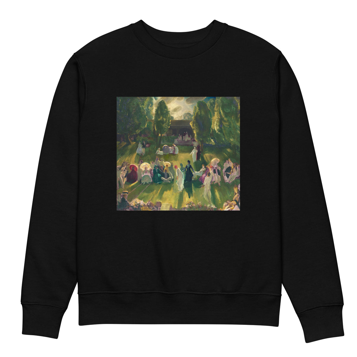 Black Sweater Tennis At Newport Print Premium