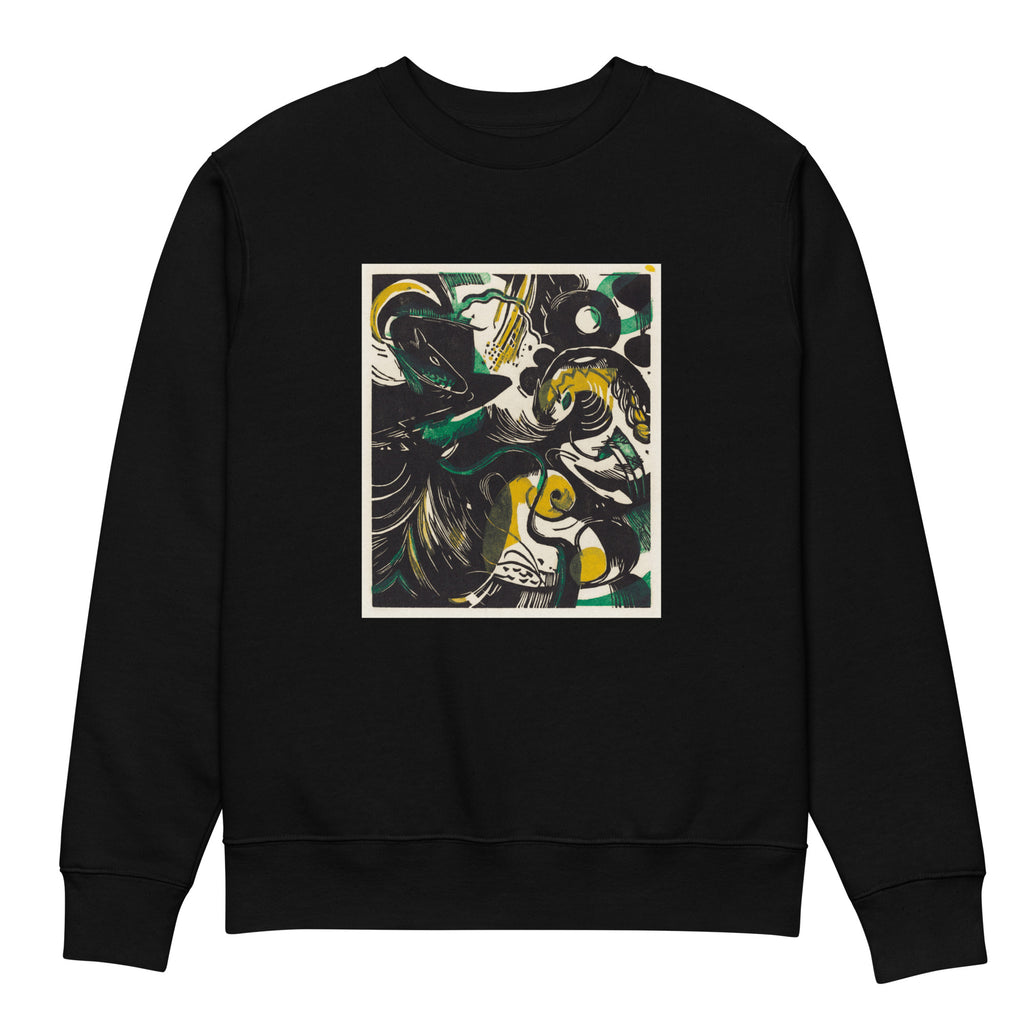 Black Sweater Genesis II Schopfungsgeschichte II Print Premium