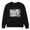 Black Sweater Resting Horses Print Premium