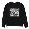 Black Sweater Sleeping Shepherdess Print Premium