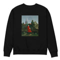 Black Sweater Portrait Of A Woman In A Landscape Portrait De Femme Dans Un Paysage Premium