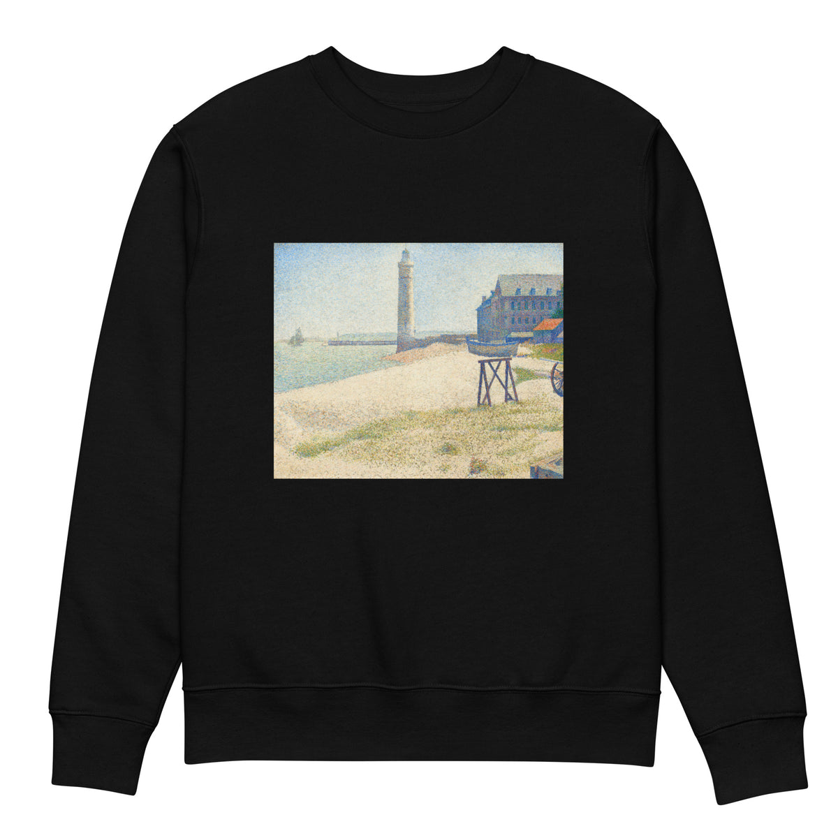 Black Sweater The Lighthouse At Honfleur Premium