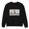 Black Sweater Two Sailboats At Grandcamp Deux Voiliers A Grandcamp Premium