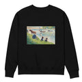 Black Sweater Horse And Boats Study For Bathers At Asnieres Premium