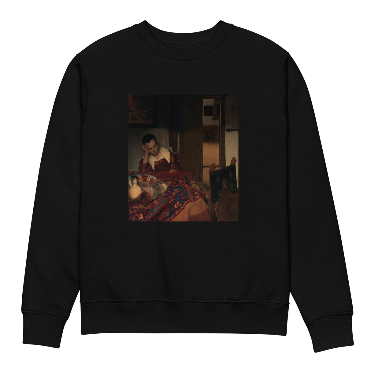 Black Sweater A Maid Asleep Premium