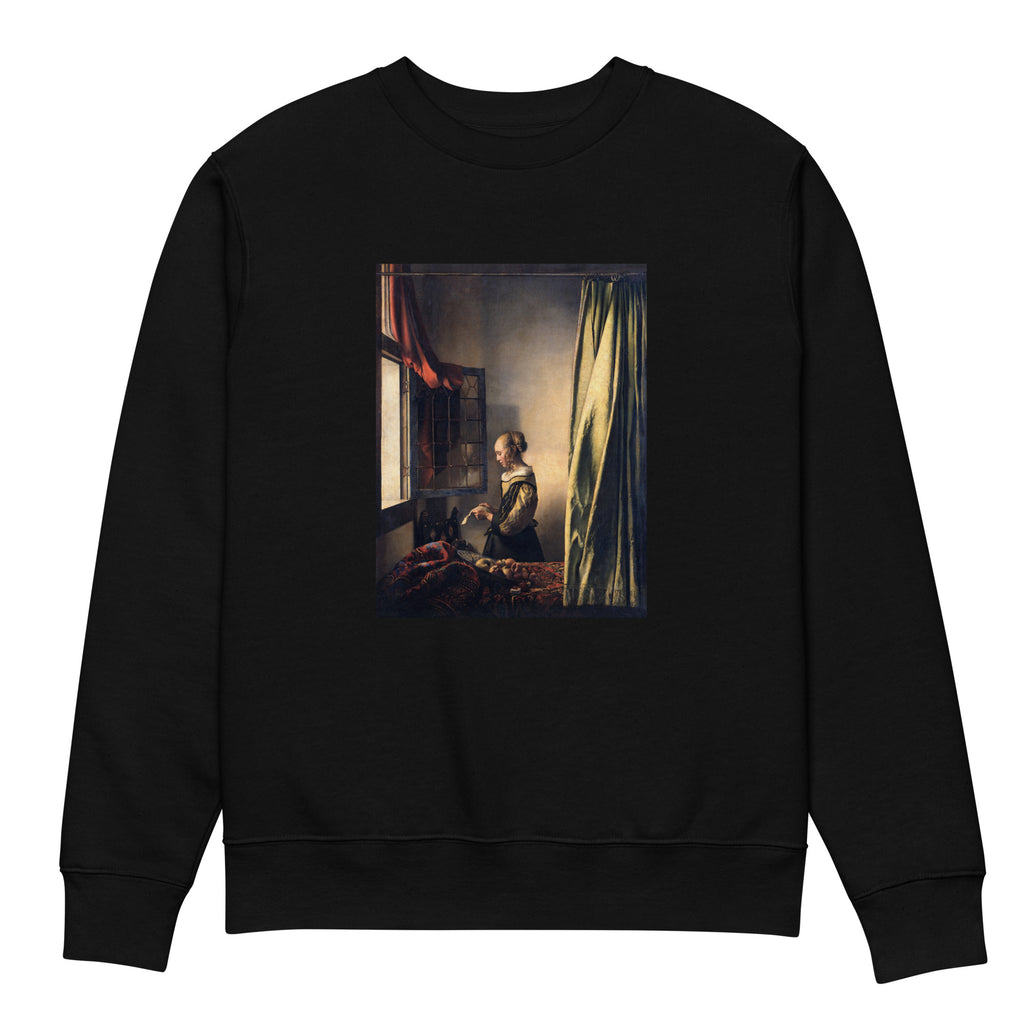 Black Sweater Johannes Vermeer Girl Reading A Letter - An Open Window 1659 Premium