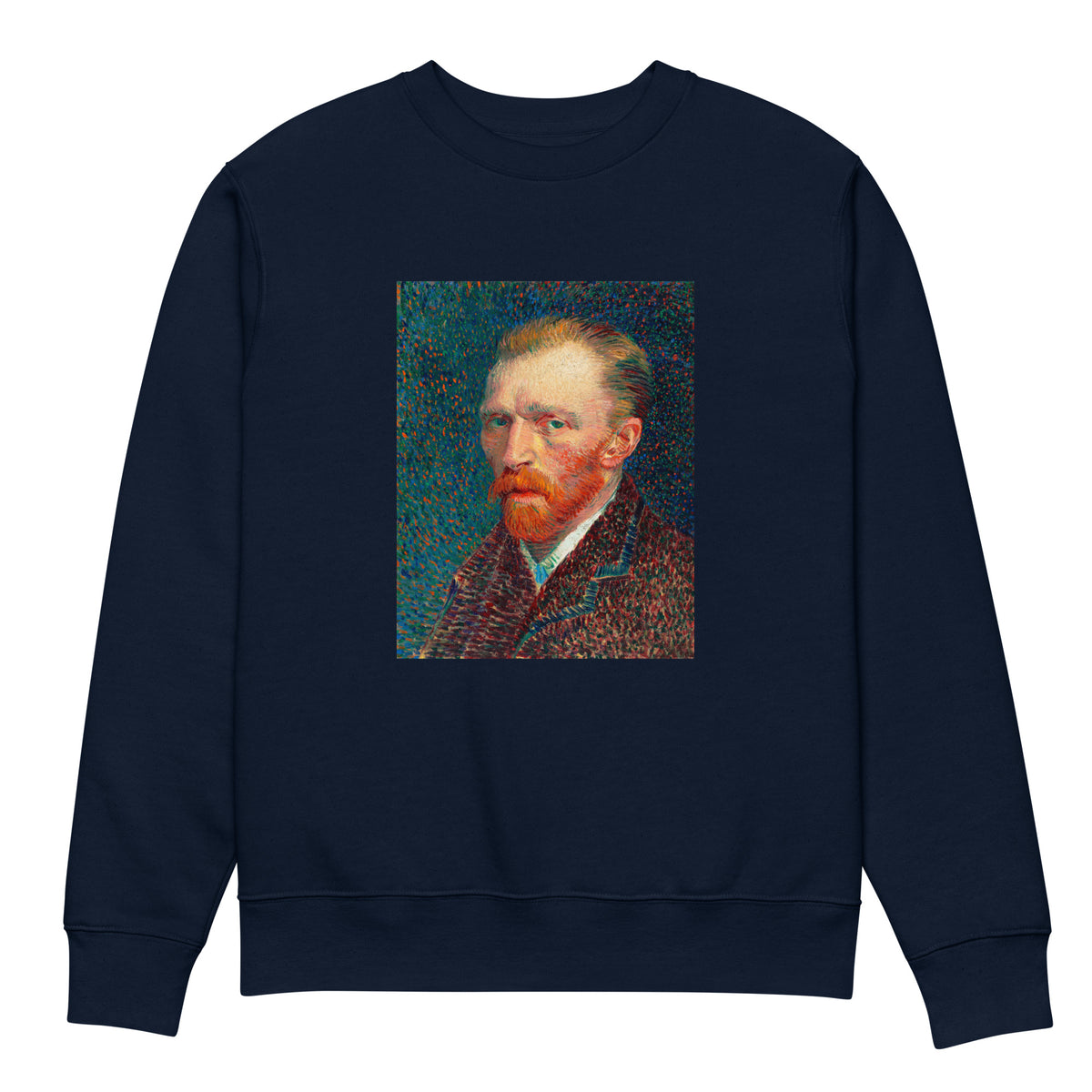 Navy Sweater Vincent Van Gogh S Self-Portrait Famous Artworks Premium