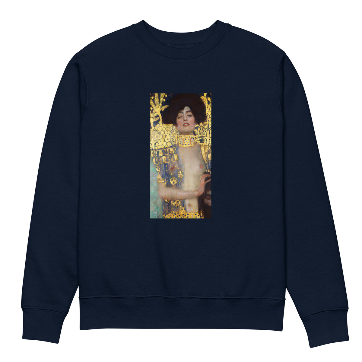 Navy Sweater Gustav Klimt Judith And The Head Of Holofernes Famous Painting Premium