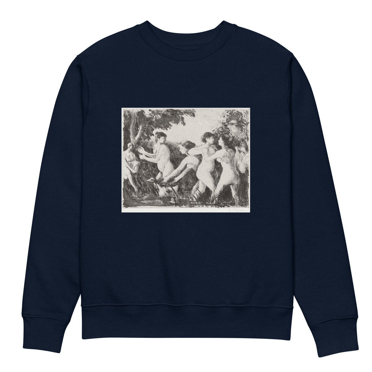 Navy Sweater Bathers Wrestling Premium