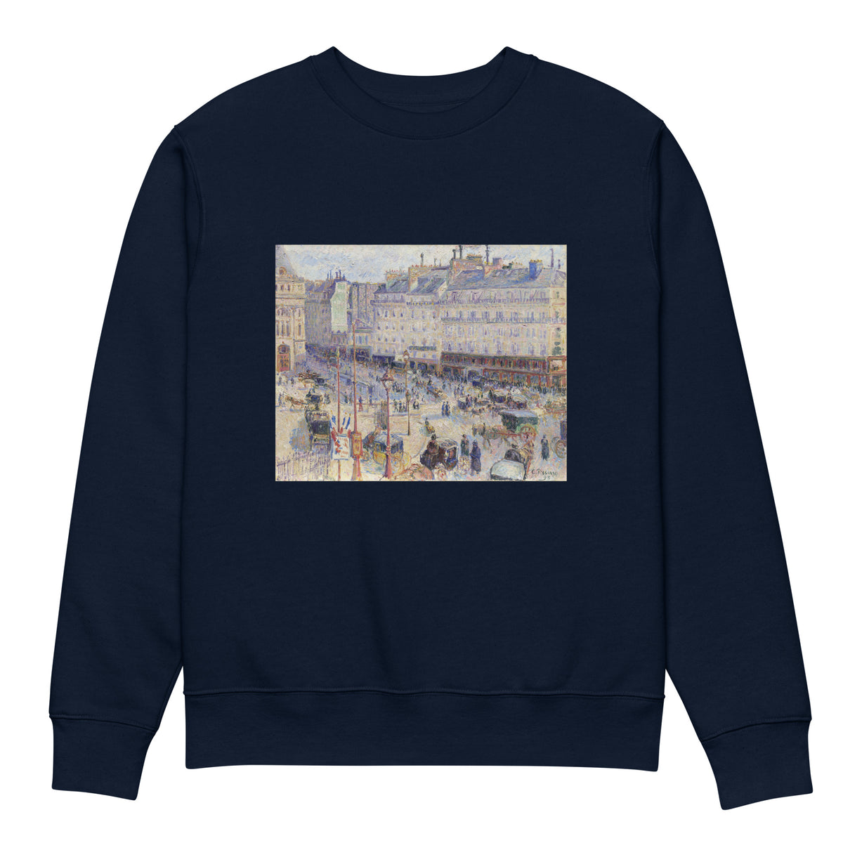 Navy Sweater The Place Du Havre Paris Premium