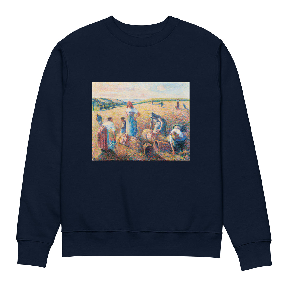 Navy Sweater The Gleaners Painting In High Resolution Premium