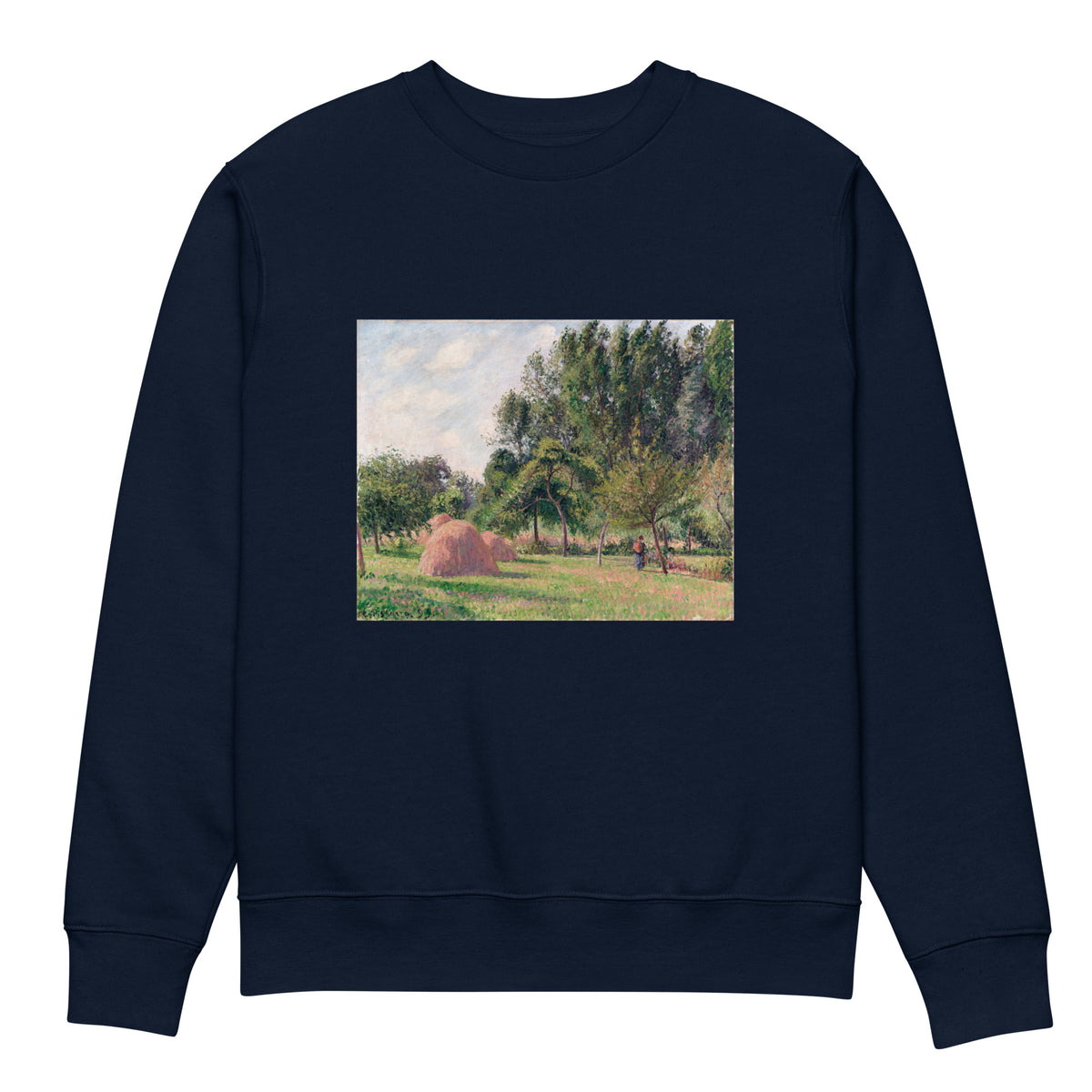 Navy Sweater Haystacks Morning Eragny Premium