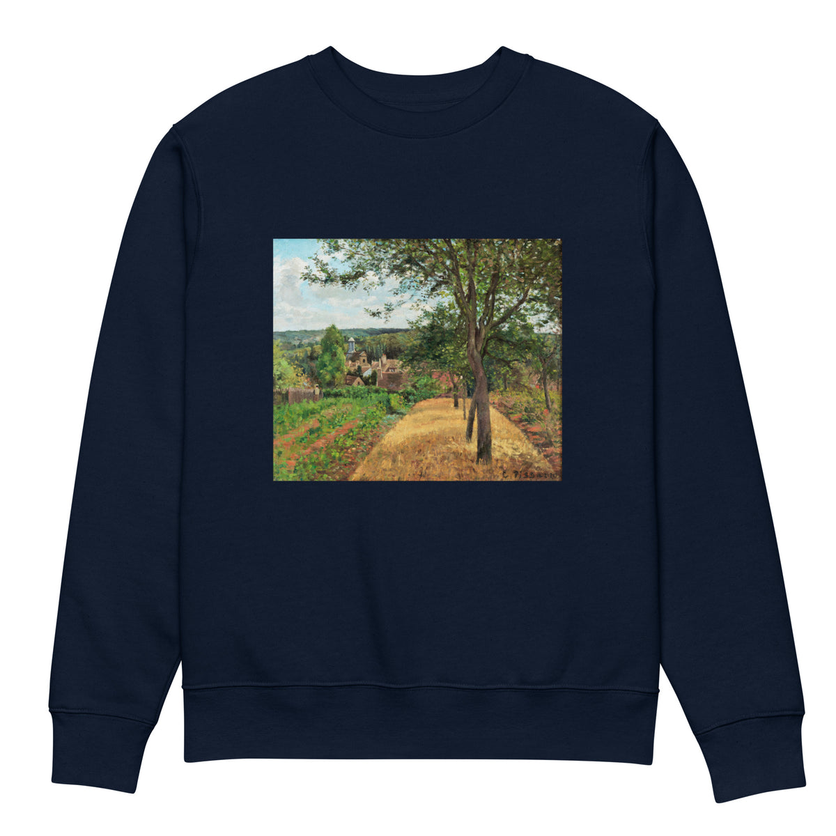 Navy Sweater Orchards At Louveciennes Painting In High Resolution Premium