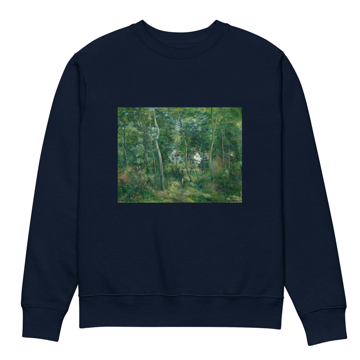 Navy Sweater Edge Of The Woods Near L Hermitage Pontoise Premium