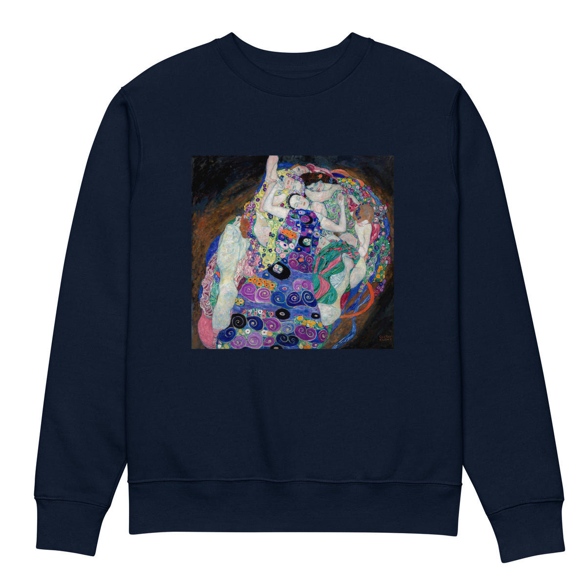 Navy Sweater Gustav Klimt The Virgin Famous Painting Premium